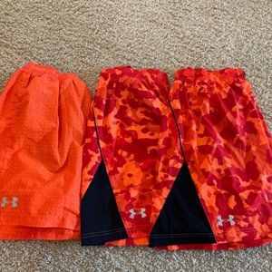 Mens Under Armour Running Shorts - XL - 3 Pairs